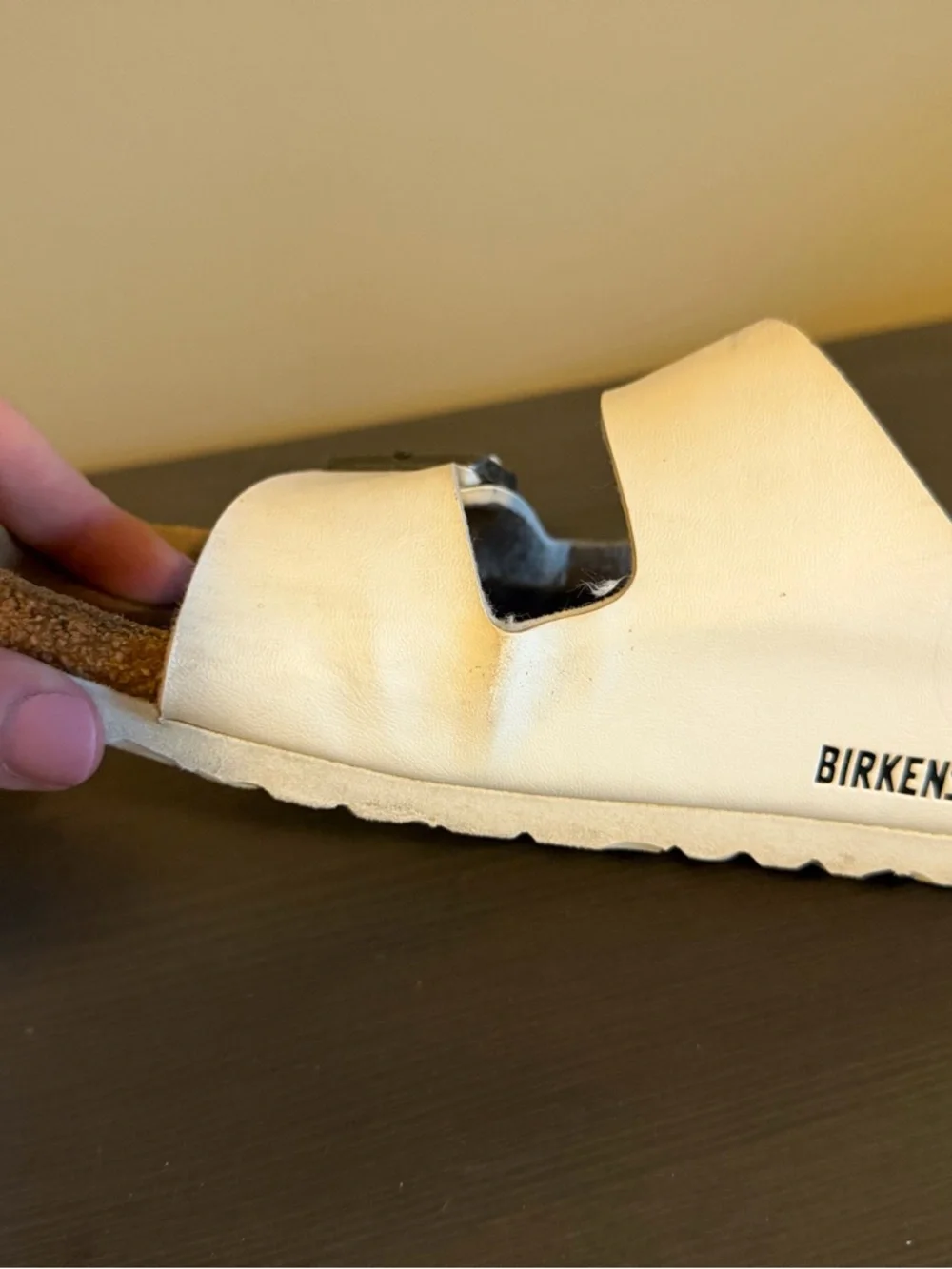Birkenstock Arizona White Two-Buckle Sandals - Picture 11 of 12